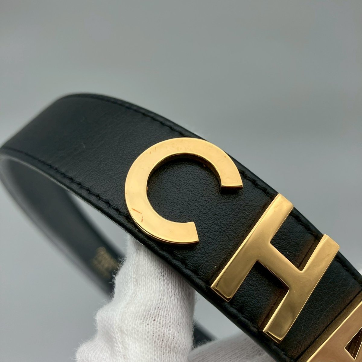 CHANEL (シャネル) ヴィンテージ ロゴ レザー ベルト | Cattleya Vintage