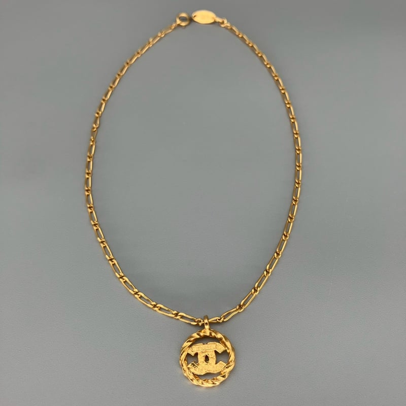 CHANEL (シャネル) ヴィンテージ ココマーク ラインストーン