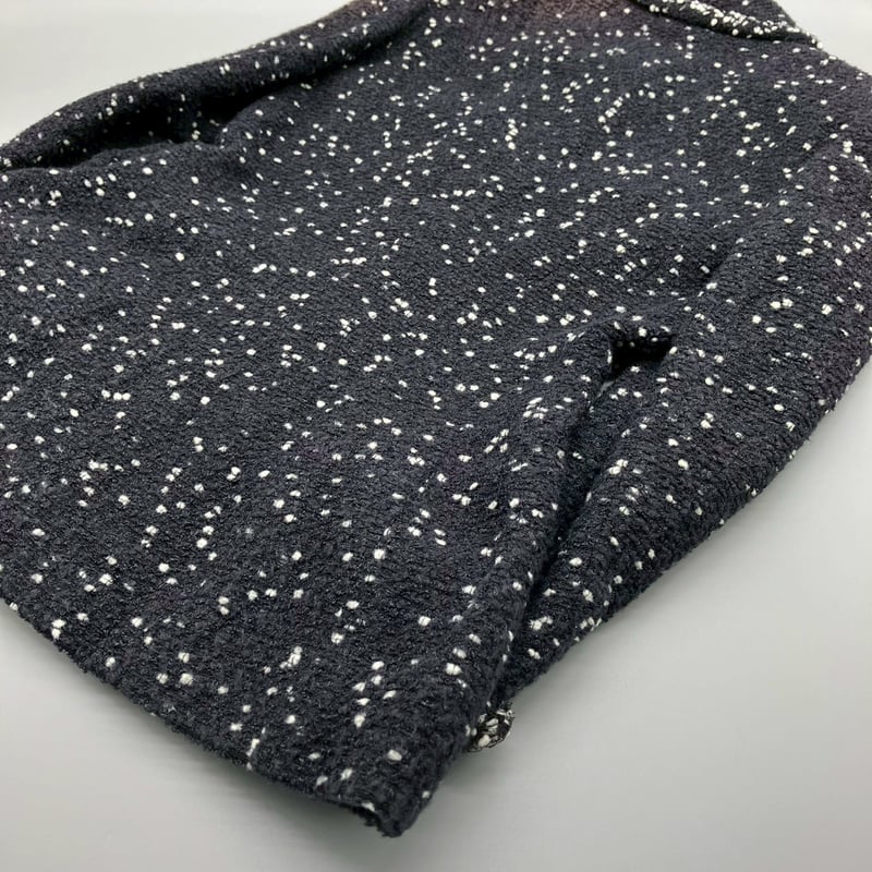 CHANEL (シャネル) ヴィンテージ ツイード 粉雪 ココボタン ジャケット