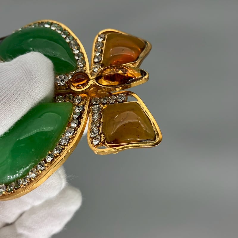 CHANEL (シャネル) ヴィンテージ グリポア カラーストーン ライン