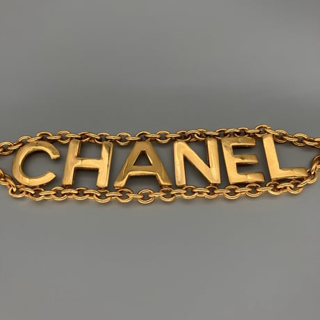 CHANEL (シャネル) ヴィンテージ ビッグロゴ チェーン ブレスレット