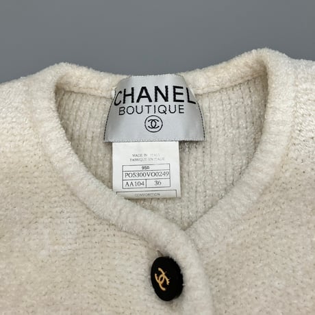 CHANEL (シャネル) ヴィンテージ ベロア レーヨン ココボタン ジャケット