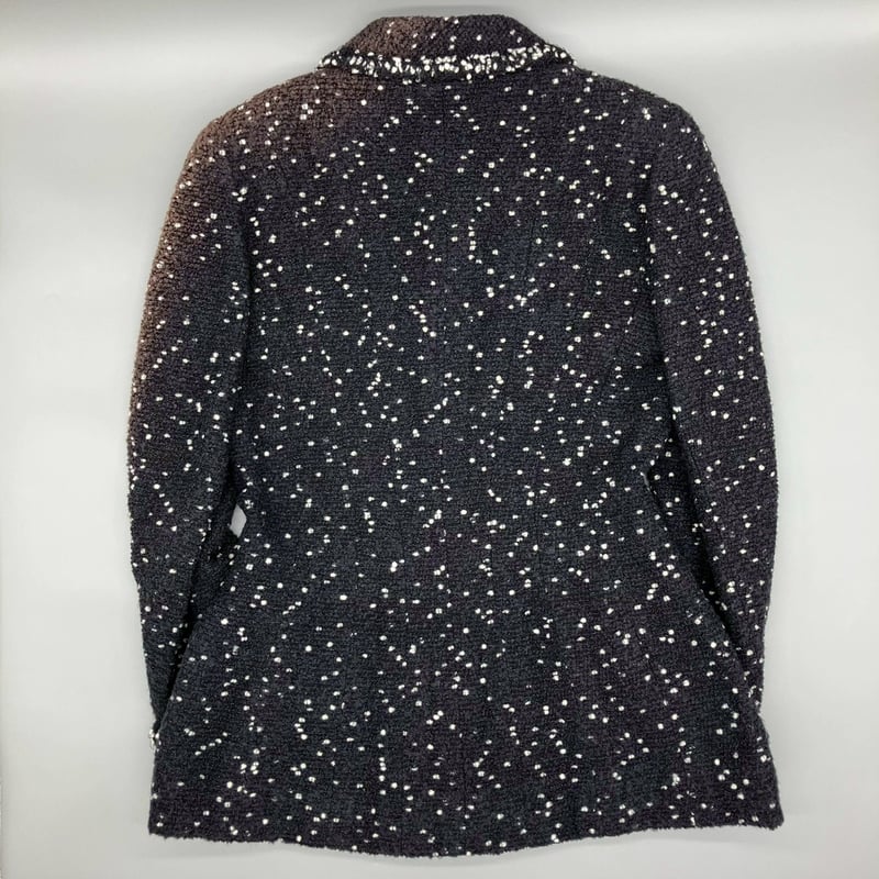 CHANEL (シャネル) ヴィンテージ ツイード 粉雪 ココボタン ジャケット