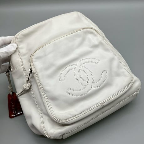 CHANEL (シャネル) ヴィンテージ デカココ ココマーク べっ甲 リュックサック バックパック