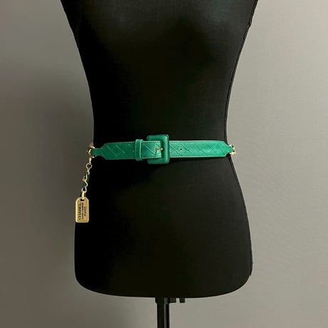 CHANEL (シャネル) ヴィンテージ 31 RUE CAMBON レザー チェーン ベルト