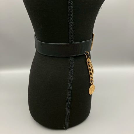 CHANEL (シャネル) ヴィンテージ ココマーク ロゴ チェーン ベルト