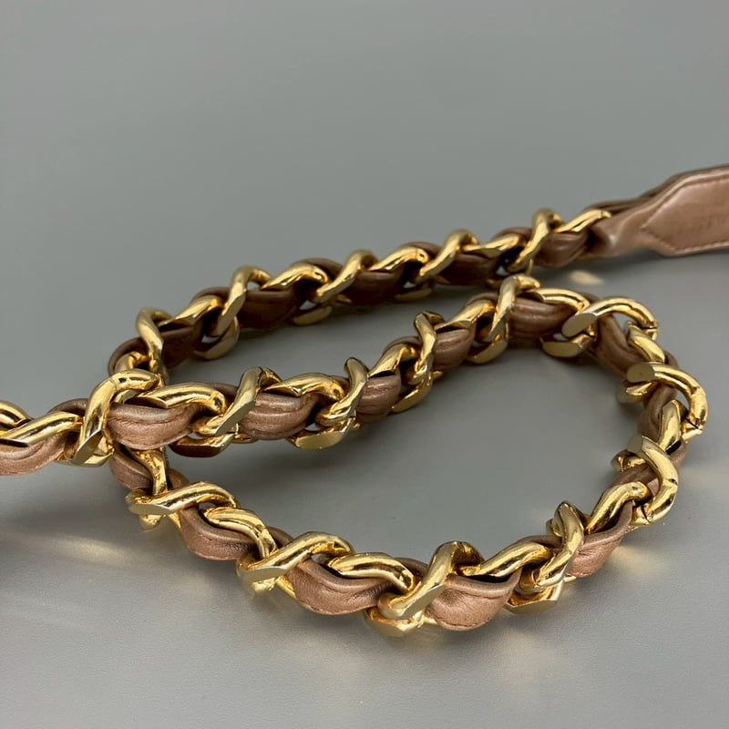 CHANEL (シャネル) ヴィンテージ 31 RUE CAMBON レザー チェーン ベルト