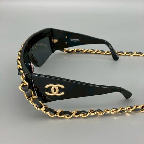 CHANEL (シャネル) ヴィンテージ ココマーク チェーン サングラス