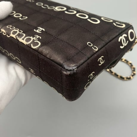CHANEL (シャネル) ヴィンテージ チョコバー COCO ココマーク ショルダーバッグ