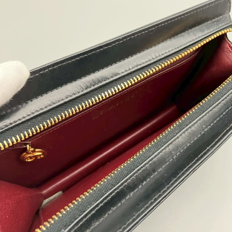 CHANEL (シャネル) ヴィンテージ ターンロック ココマーク レザー
