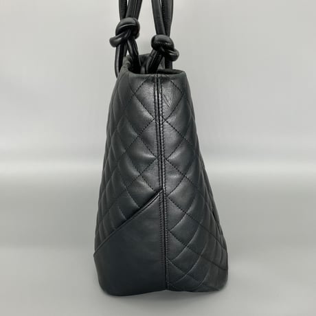 CHANEL (シャネル) ヴィンテージ マトラッセ カンボンライン ココマーク ハンドバッグ トートバッグ