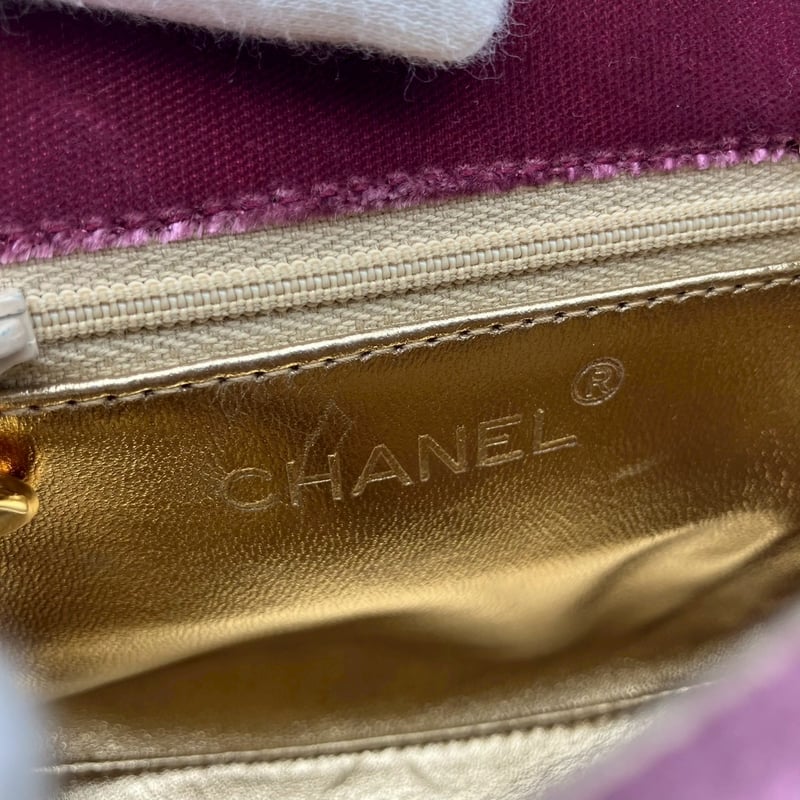 CHANEL (シャネル) ヴィンテージ ベロア ベルベット ターン