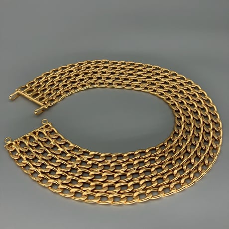 CHANEL (シャネル) ヴィンテージ 5連チェーン ネックレス