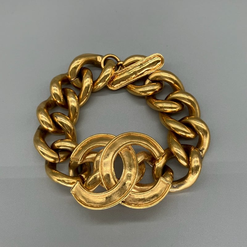 ✫*✫様 CHANEL シャネル　ヴィンテージ　ブレスレット CHANEL (シャネル) ヴィンテージ デカココ ココマーク ブレスレット
