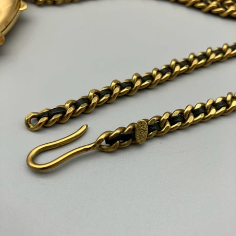 CHANEL (シャネル) ヴィンテージ ロケットペンダント ココマーク レザーチェーン ネックレス