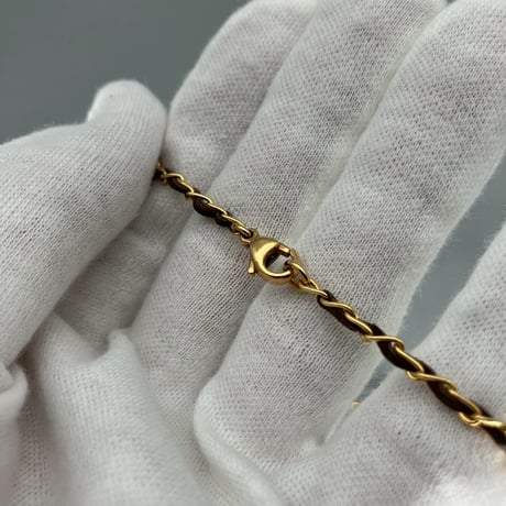 CHANEL (シャネル) ヴィンテージ ココマーク コイン クローバー カメリア ネックレス チョーカー