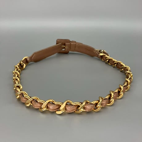 CHANEL (シャネル) ヴィンテージ 31 RUE CAMBON レザー チェーン ベルト
