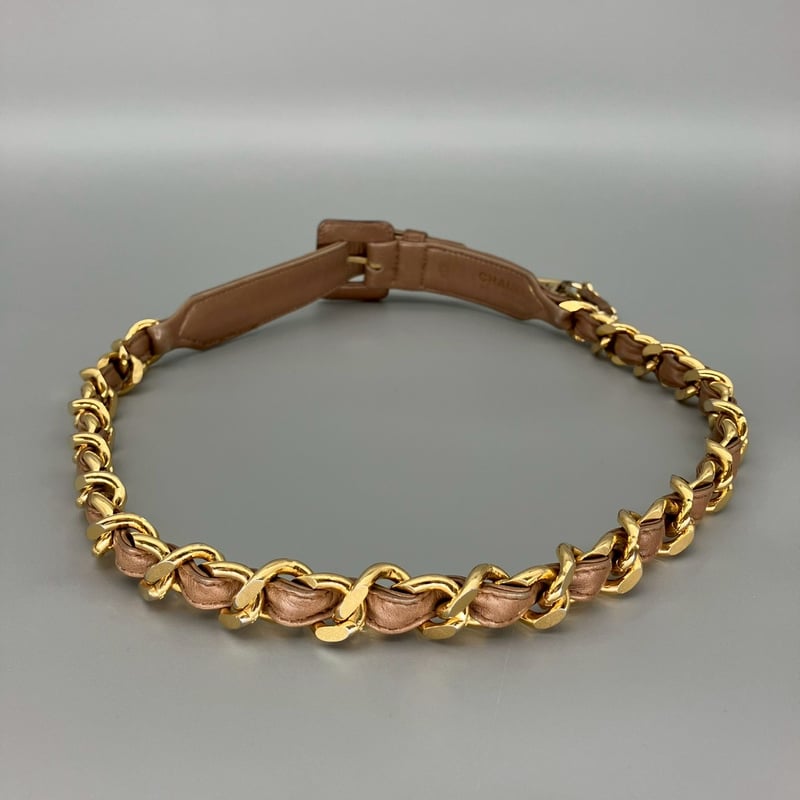 CHANEL (シャネル) ヴィンテージ 31 RUE CAMBON レザー チェーン ベルト