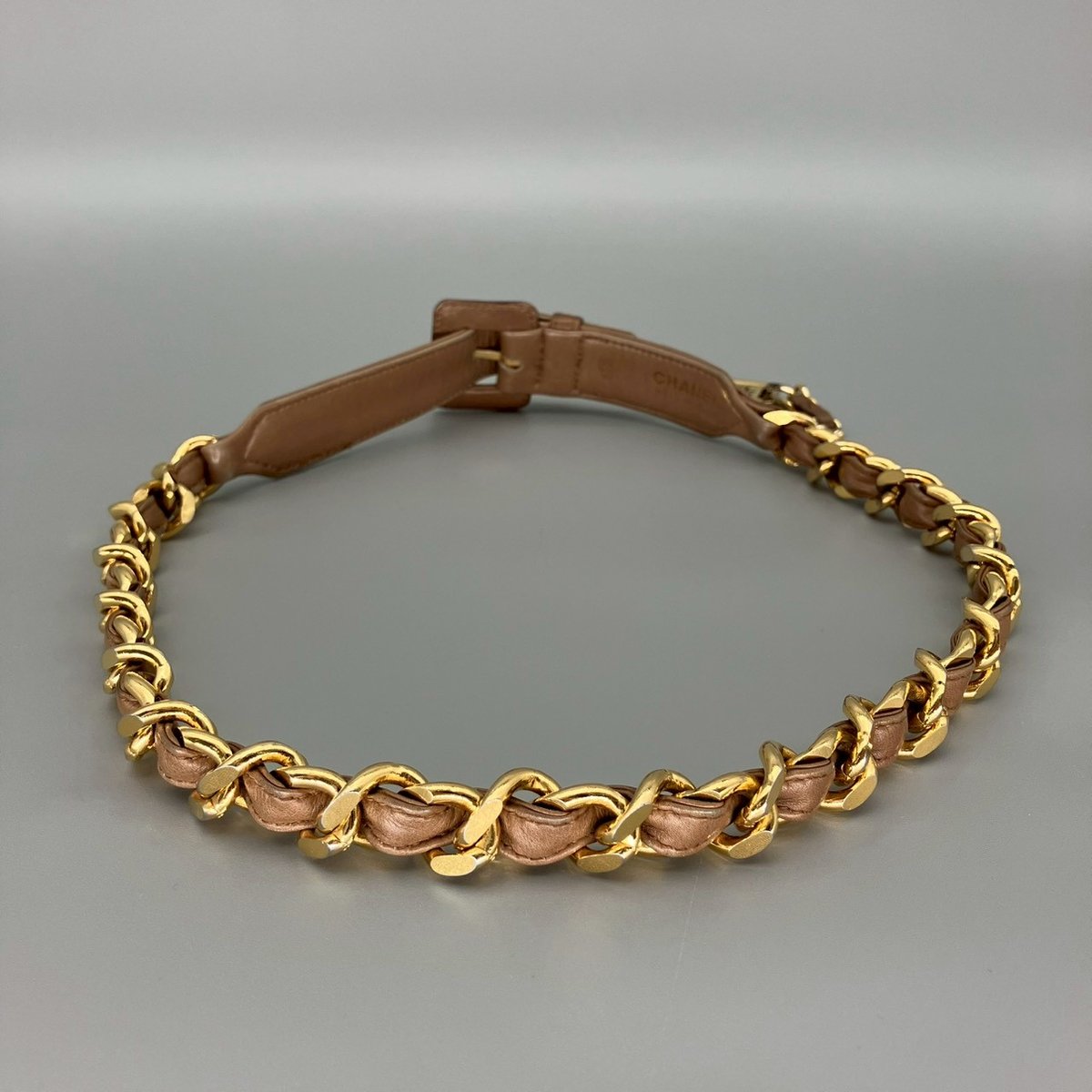 CHANEL (シャネル) ヴィンテージ 31 RUE CAMBON レザー チェーン ベルト