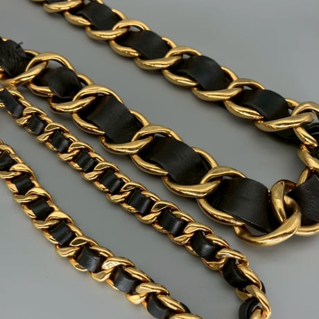 CHANEL (シャネル) ヴィンテージ ロゴ ココマーク メダル チェーン ベルト