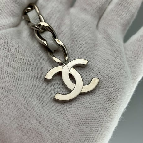 CHANEL (シャネル) ヴィンテージ ココマーク レザー チェーンベルト