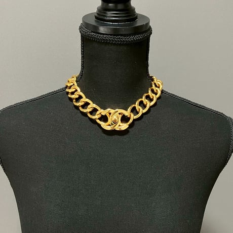 CHANEL (シャネル) ヴィンテージ ターンロック ココマーク ネックレス
