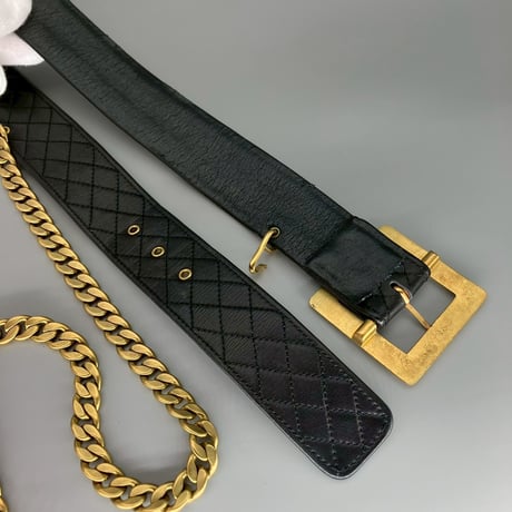 CHANEL (シャネル) ヴィンテージ マトラッセ チェーン ベルト