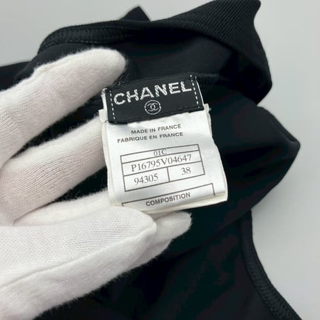 CHANEL (シャネル) ヴィンテージ カメリア ココマーク 水着 スイムウェア