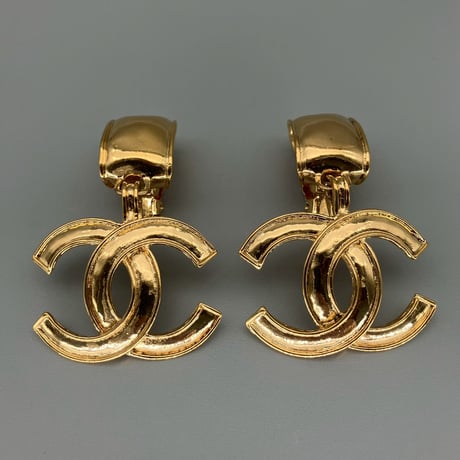 CHANEL (シャネル) ヴィンテージ デカココ ココマーク スイング イヤリング