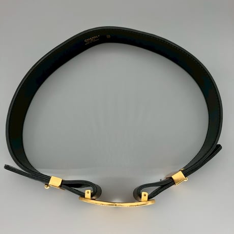 CHANEL (シャネル) ヴィンテージ デカココ ココマーク レザー ベルト