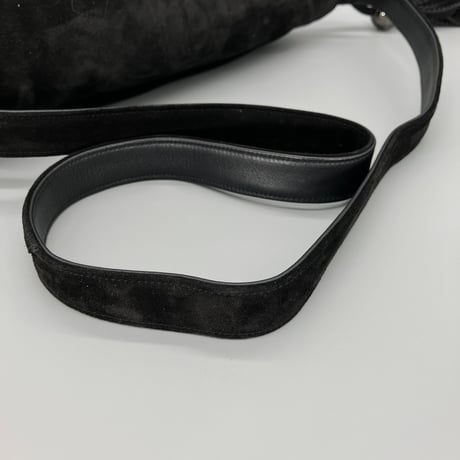 CHANEL (シャネル) ヴィンテージ スエード トリプルココマーク ショルダーバッグ