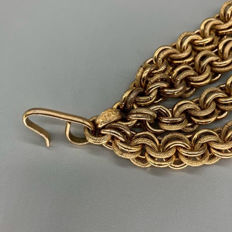 CHANEL (シャネル) ヴィンテージ 4連チェーン ココマーク チェーンベルト
