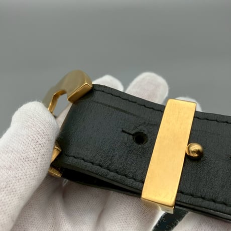 CHANEL (シャネル) ヴィンテージ デカココ ココマーク レザー ベルト