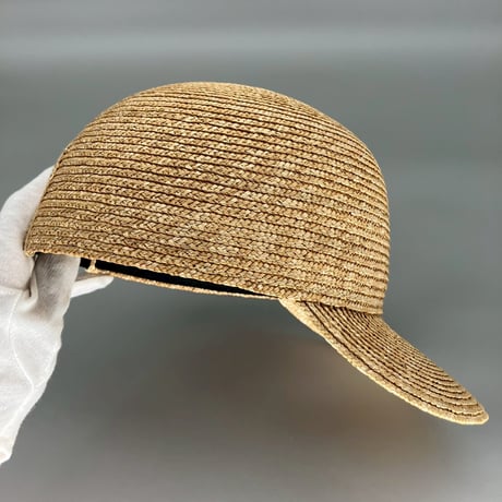 CHANEL (シャネル) ストロー 麦わら ココマーク キャップ 帽子