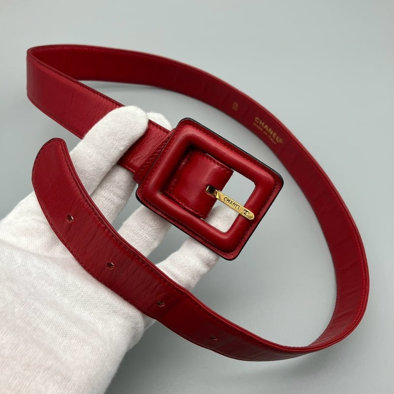 CHANEL (シャネル) ヴィンテージ ラムスキン トリプルココマーク
