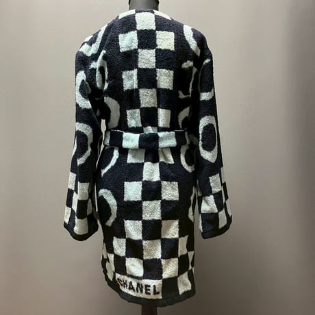 CHANEL (シャネル) ヴィンテージ ココマーク ロゴ バスローブ ガウン ジャケット