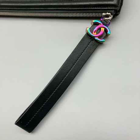 CHANEL (シャネル) 2017 プレタポルテコレクション LED レインボー ココマーク ハンドバッグ クラッチバッグ