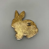 CHANEL (シャネル) ヴィンテージ ウサギ ラビット ココマーク ブローチ
