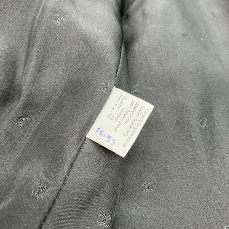 CHANEL (シャネル) ヴィンテージ ラムスキン レザー ロゴボタン ベスト
