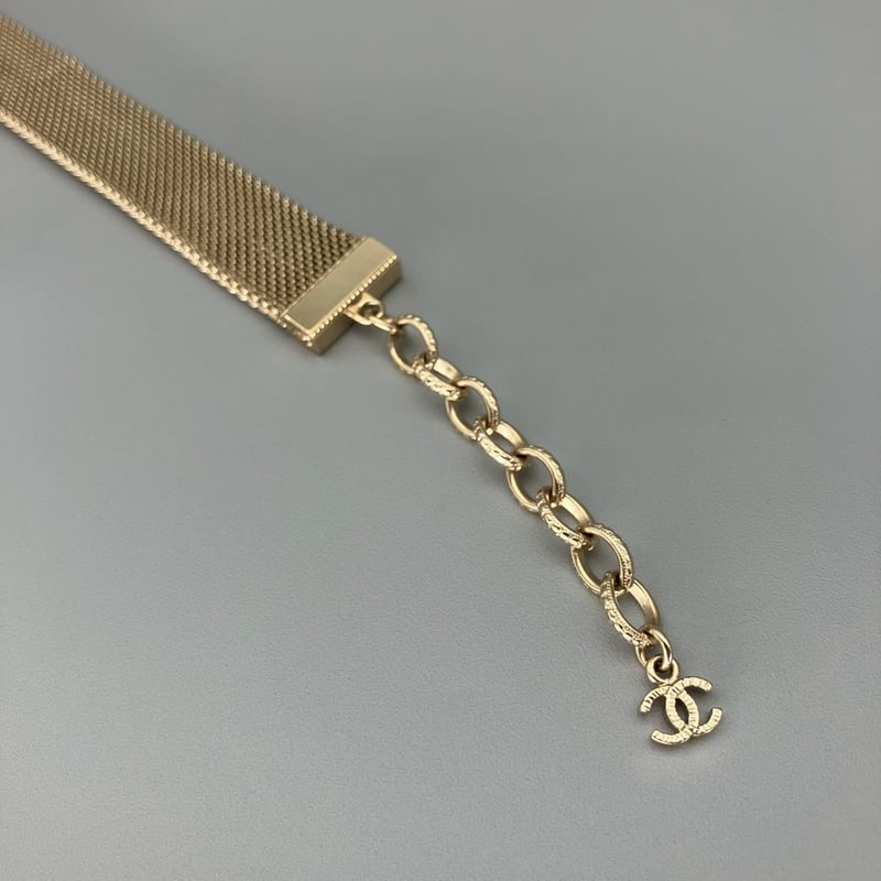 シャネル☆ココマーク　ネックレス　透かし　ロゴ　チョーカー　99A ヴィンテージ シャネル☆ココマーク ネックレス 透かし ロゴ チョーカー 99A