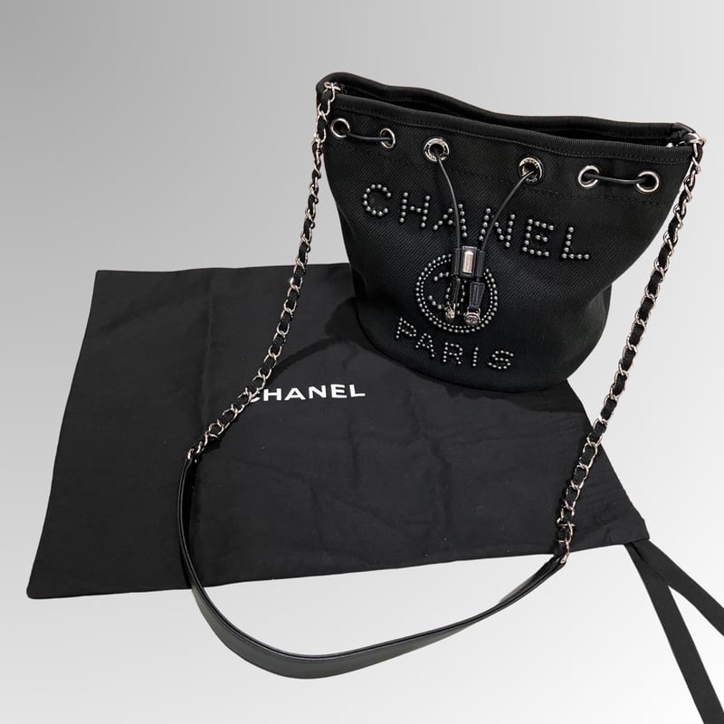 CHANEL シャネル ドーヴィル ショルダーバッグ CHANEL／シャネル／ドーヴィル／スタッズ／ビーズ／ココマーク
