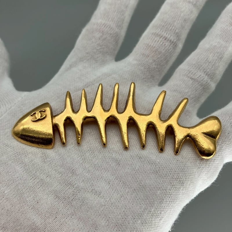 CHANEL (シャネル) ヴィンテージ フィッシュボーン 魚 骨 ココ