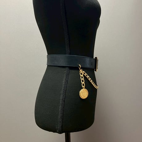 CHANEL (シャネル) ヴィンテージ ココマーク ロゴ チェーン ベルト