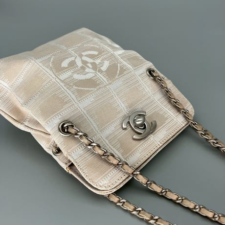 CHANEL (シャネル) ヴィンテージ ニュートラベルライン ターンロック ココマーク ミニバッグ ハンドバッグ