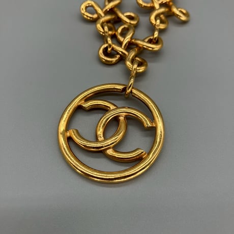 CHANEL (シャネル) ヴィンテージ ココマーク ロングチェーン ネックレス