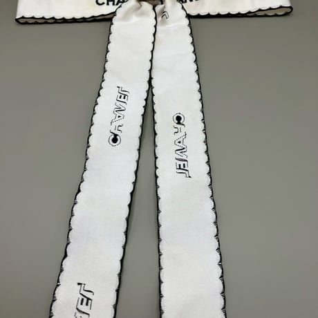 CHANEL (シャネル) ヴィンテージ リボン ロゴ ブローチ