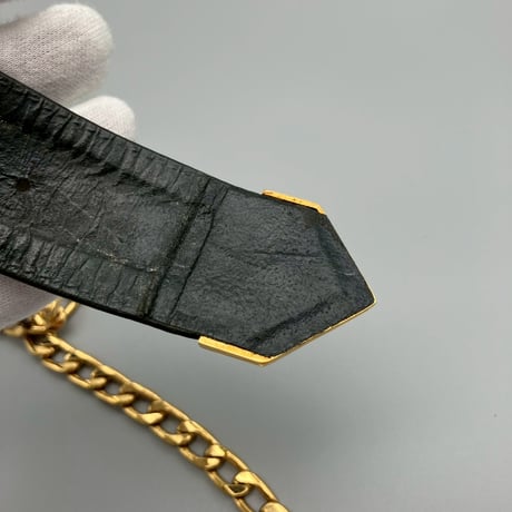 CHANEL (シャネル) ヴィンテージ ココマーク ロゴ チェーン ベルト