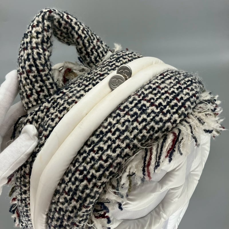 CHANEL (シャネル) ドゥドーヌ ココネージュ ツイード ロゴ ココマーク