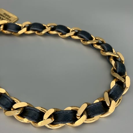 CHANEL (シャネル) ヴィンテージ 31 RUE CAMBON レザー チェーン ベルト