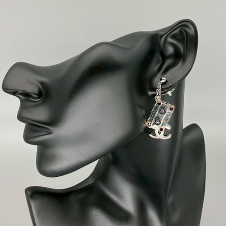 CHANEL (シャネル) ヴィンテージ カセットテープ ココマーク ピアス